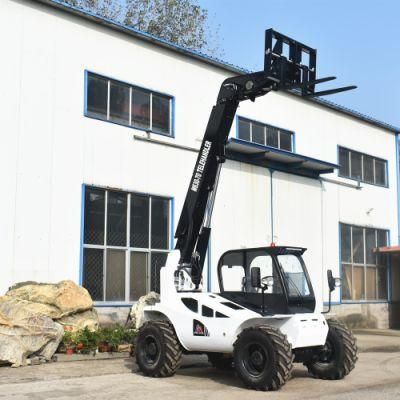 3ton Chinese Telehandler 4X4 Terrain Forklift for Wood Log