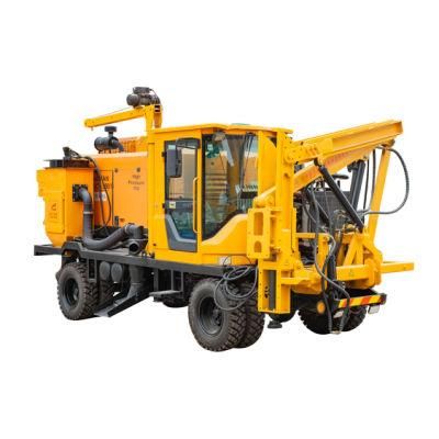 Hydraulic Power Solar Spiral Pile Driver Good for Climbing