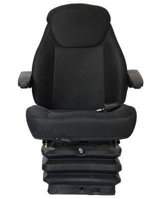 Fabric PVC High Back Air Suspension Truck Driver Seat
