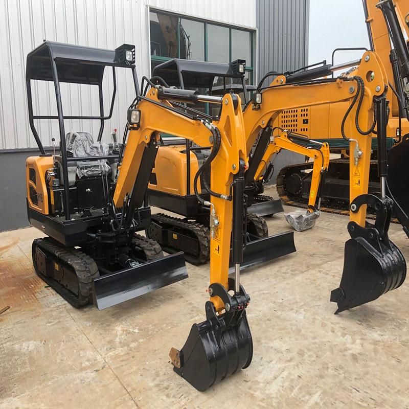 2.2 Tons Chinese Brand Mini Crawler Excavator with CE Certificate Rubber Track for Sale