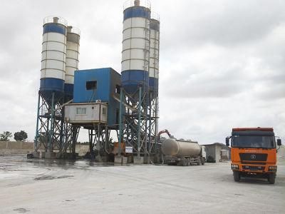 Strong Power Zoomlion 60m3/H Hzs60p Concrete Batching Plant in Tanzania