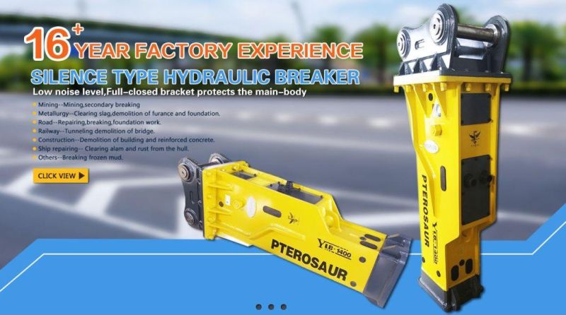 PC100 PC120 PC128 PC130 Silent Type Excavator Demolition Hammer Hydraulic Breaker