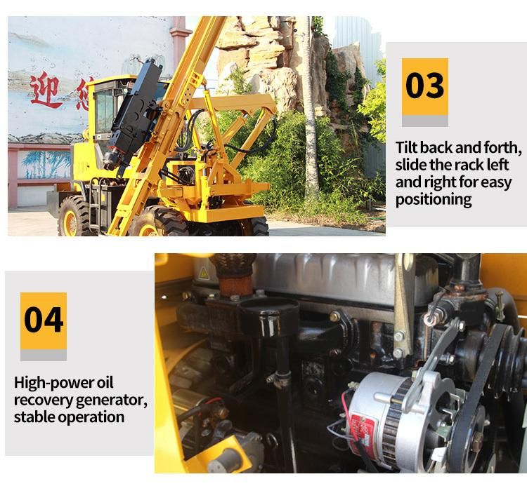 Excavator Mounted Pile Driving Equipment