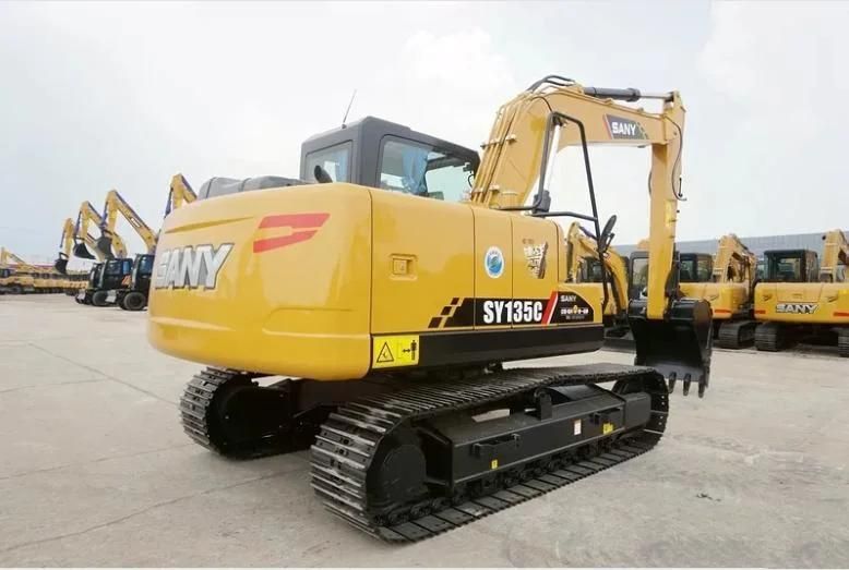 13 Ton Used Secondhand Sany Sy135c Hydraulic Crawler Track Construction Machinery Equipment Backhoe Excavadora Usada Excavatrice Excavator Excavators Price Sale