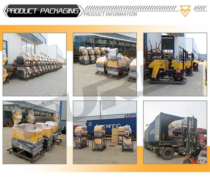 Small Walk Behind Tandem Vibratory Roller Compactor with Best Price (FYL-S600)