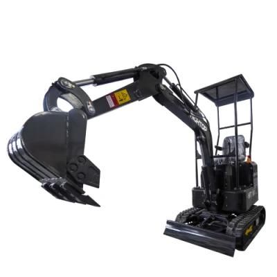 China Factory Price Crawler Mini Bagger 1 Ton Mini Excavator with Different Accessories