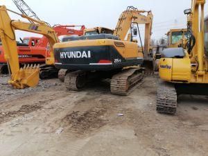 Used Hyundai Excavator R215-9 in Good Condition, Secondhand Hyundai R215 Excavator R150 R225 R235 R265 Track Digger for Sale