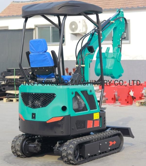 1.5tons Mini Excavator, 1.6tons Mini Excavator, 1.8tons Small Crawler Excavator with Hammer for Sale