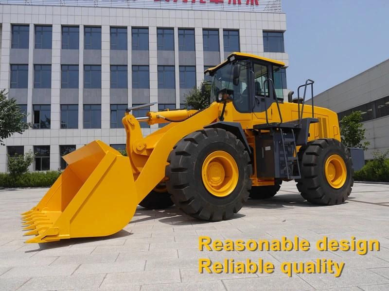 5ton Rocker Arm Pay Wheel Loader with Quick Coupler