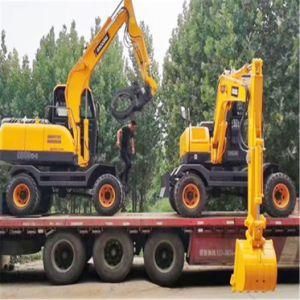 Mini Construction Excavator Mini Wheeled Bucket Excavator for Construction