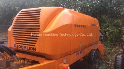 8018-132 Trailer Concrete Pump Used Zoomlion Concrete Machine on Sale