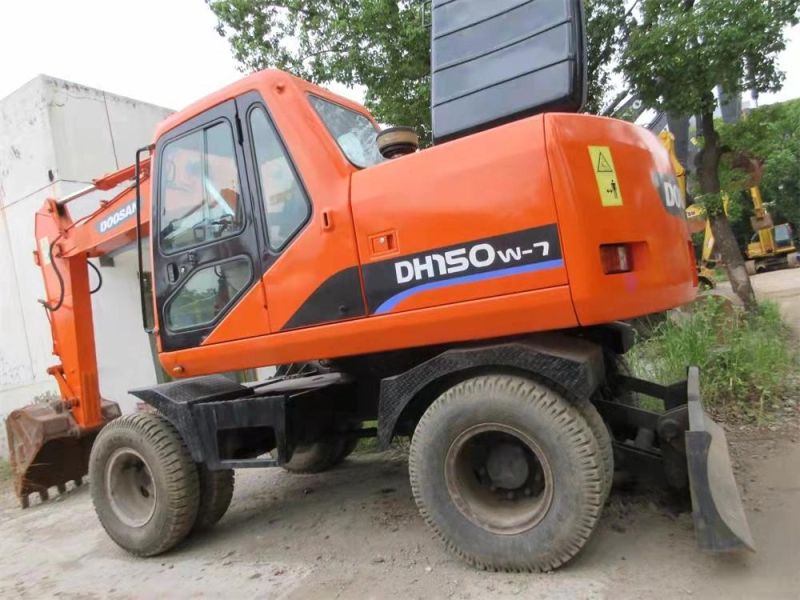 Cat Doosan 150W Excavator Wheel Type Excavator