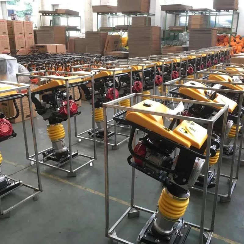 Gx160 Power Gasoline Tamper Vibrating Soil Tamping Rammer RM80