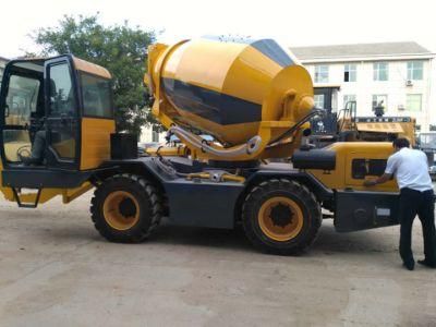 Automatic Feeding 2cbm Mobile Concrete Mixer Truck for Sale