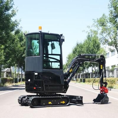 1800kg Hydraulic Mini Excavator Mini Digger Bagger with Competitive Prices Meet CE/EPA/Euro 5 Emission