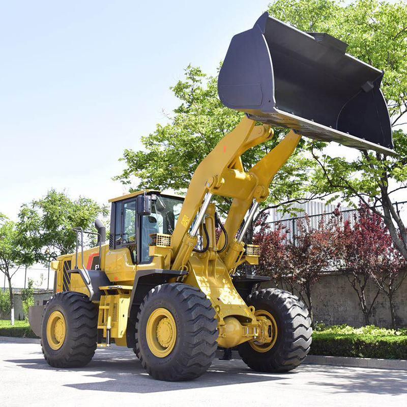 Lovol 6ton Wheel Loader FL966h Loaders with 4m3 Bucket