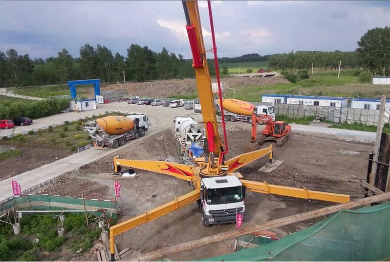 XCMG 67m Hb67K New Diesel Truck Mounted Concrete Pump Truck Boom Price Sizes for Sale