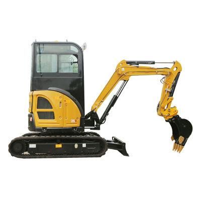 Factory Forwin Small Crawler Excavator 2.7 Ton Fw25u Cabin with CE and Tilting Bucket 800mm/Digger for Sale