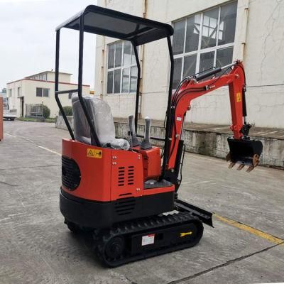 Ce/Euro5 Road Construction Mini Digger 1 Ton Ce Excavator with EPA/Euro5