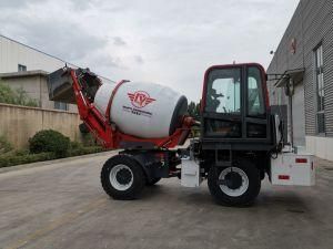 Automatic Feeding Small 2cubic Meters Self Loading Mobile Concrete Mixer Truck for Sale
