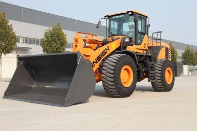 Construction Machinery Front Wheel Loader Ensign Yx667 with Pilot Control