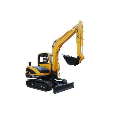 Yuchai Official Manufacture 5.5 Ton Excavator Yc55-8/Yc55sr with Quick Hitch Coupler