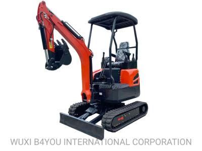 Rdt-18A 1.6ton Swing Boom Mini Digger Excavator Bagger with CE EPA 0.6ton 0.8ton 1ton 1.8 Ton