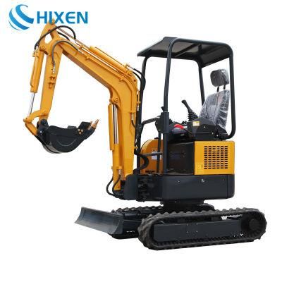 Small Digger Zero Tail Mini Excavator 1 Ton for Digging