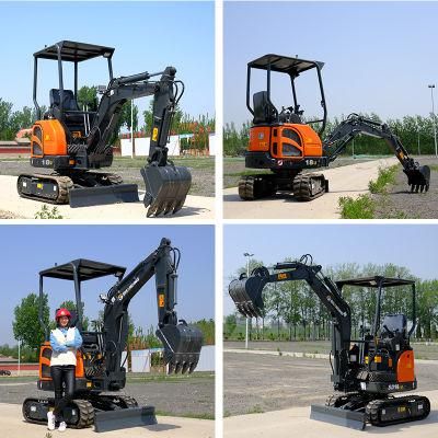 Shanding CE Certified Household Excavator with Accessories 1- 2t