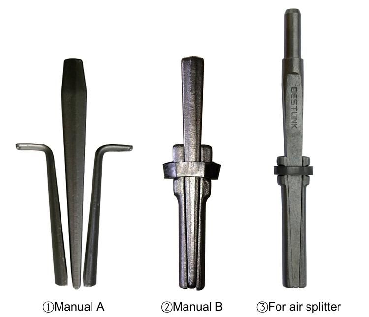 Traditional Hand Tool Conrecte Rock Stone Splitter by Hammer