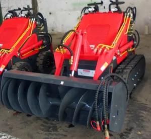 Hy380 Mini Skid Steer Loader with Trench Filler