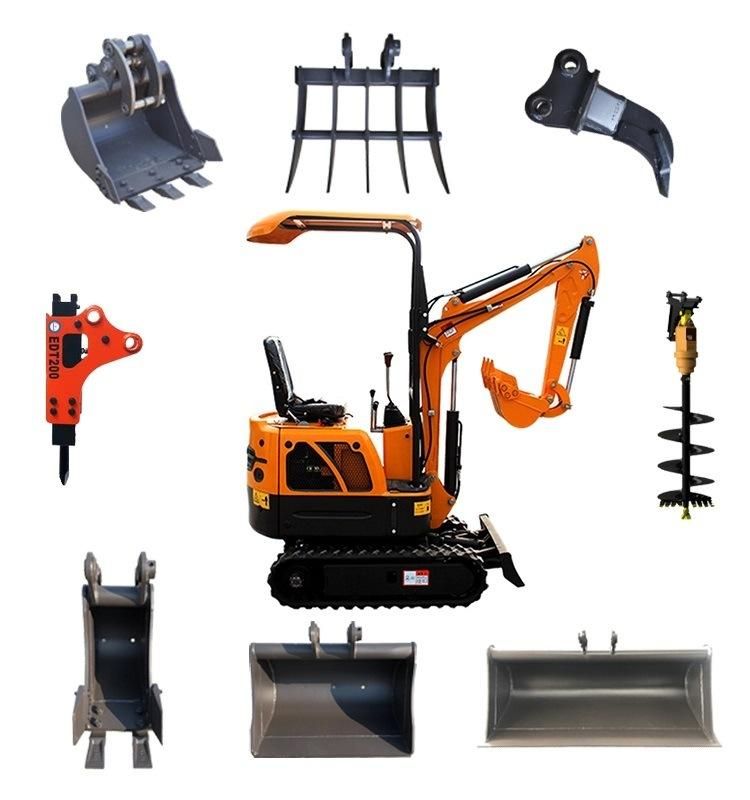 Small Mini Crawler Excavator 08 16