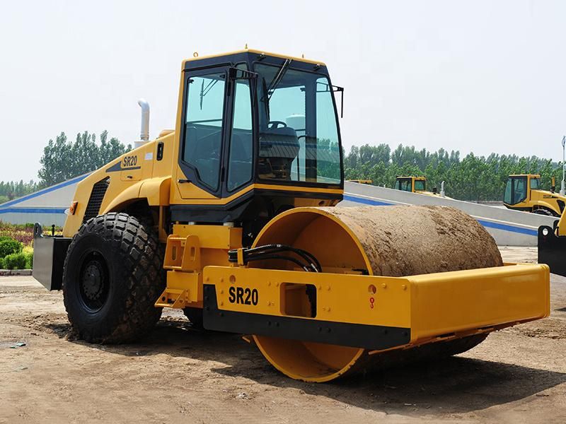 China Made Road Roller 20 Ton Sr20 Single Drum Vibratory Compactor Price in Spain