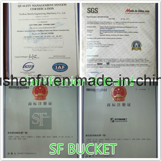 Excavator Customized Dustpan Skeleton Bucket Sieve Buckets