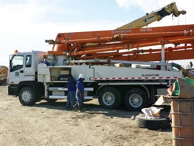 Zoomlion 38m 48m Portable Truck Mounted Concrete Pump for Construction