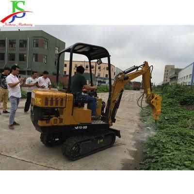 Small Excavators Agricultural Orchard Engineering Track Digging Soil Machine