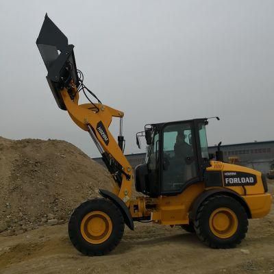 Forload H928m Mini Wheel Loader, Mini Loader with EPA4 and Euro5 Engine, Small Front End Wheel Loader