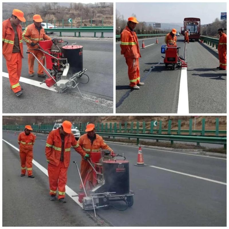 Hand-Guided Manual Hot Applied Paint Line Marking Machine