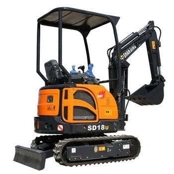 Shanding SD18u Hydraulic Crawler Excavator Total Length 2920mm