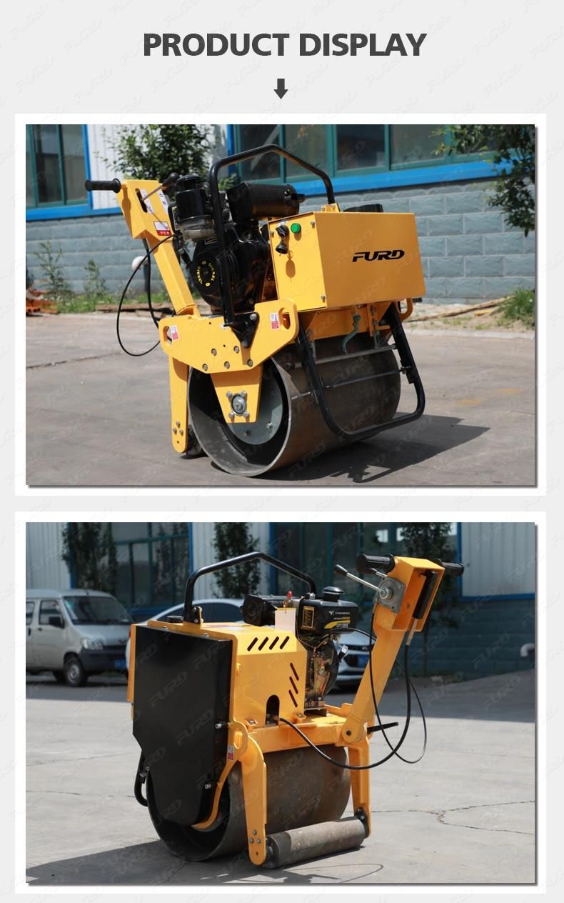 Manufacturer Sell Mini Vibratory Road Roller Compactor Price