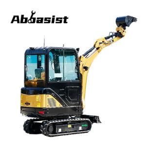 AL18E 1.8ton Hole Digger Bagger Dozer Bulldozer Excavator For Garden Work