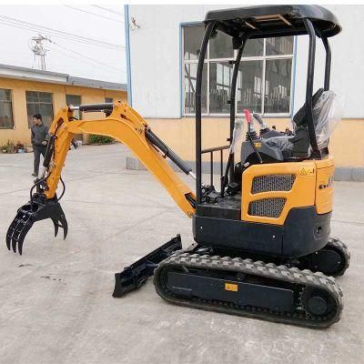 2000kg Hydraulic Mini Excavator Mini Digger Loader Bagger with Competitive Prices Meet CE/EPA/Euro 5 Emission