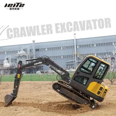 Mini Micro Excavator for Sale Digger Small Construction 5 Ton Crawler Excavators Color-Customed