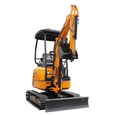 China 1.7 Ton Mini Excavator for Sale Retractable Track Digger Most Popular Machine