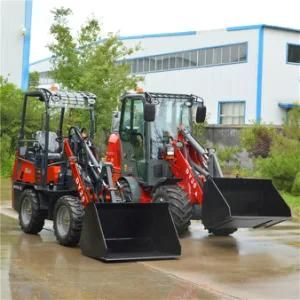 Multifunctional Mini Front End Shovel Loader Dy25 4WD Farm Tractor Loader