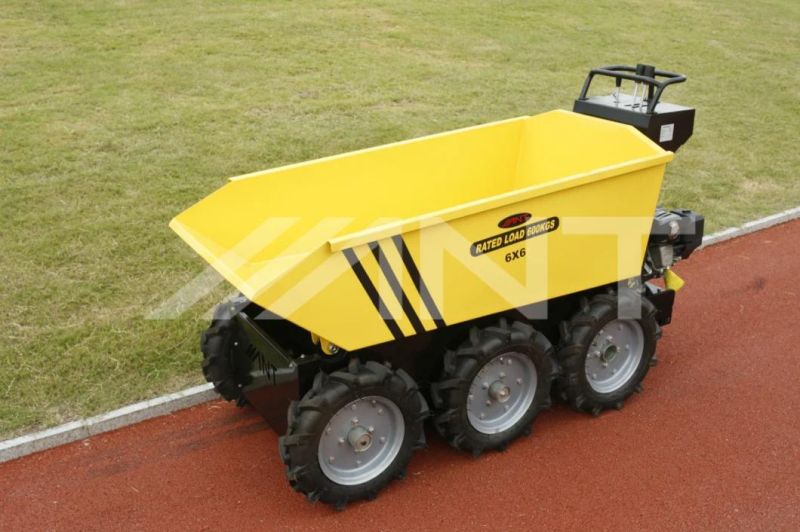 By600-6 Mini Dumper Power Barrow Truck Garden with Six Wheels