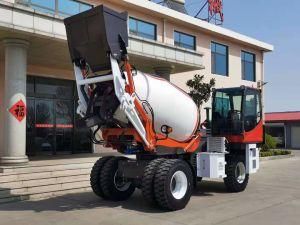 Automatic Cement Mixing Small Self Loading Concrete Mixer Truck 3cbm