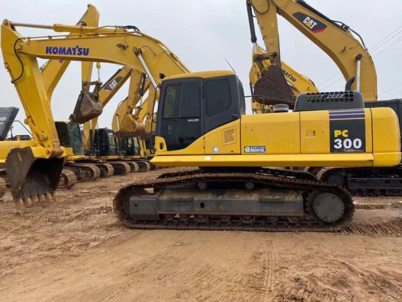 Hitachi Cat Komatsu Kobelco Crawler Earth Moving Machine Original Japan Good Condition Construction Machinery Equipment PC300 Excavadora Usada Excavatrice Sale