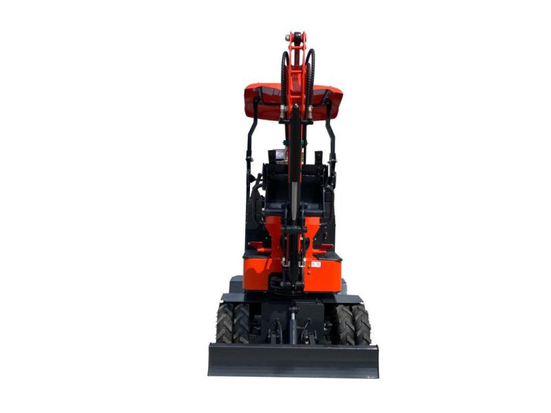 1.2 Ton Colourful Compact Rdt-120A Mini Digger Wheel Excavator 0.6ton 0.8ton 1ton 1.5 Ton