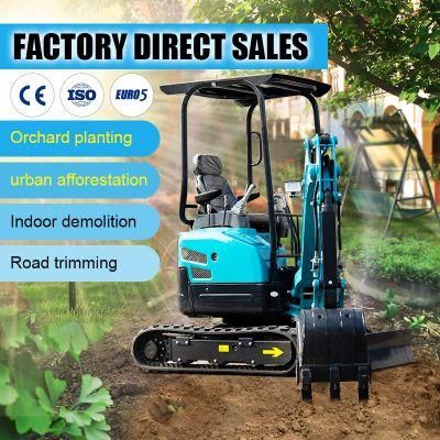 China EPA Euro5 Excavators 1 Ton 2 Ton 3 Ton Mini Excavator Mini Digger Crawler Hydraulic Digger Free Shipping